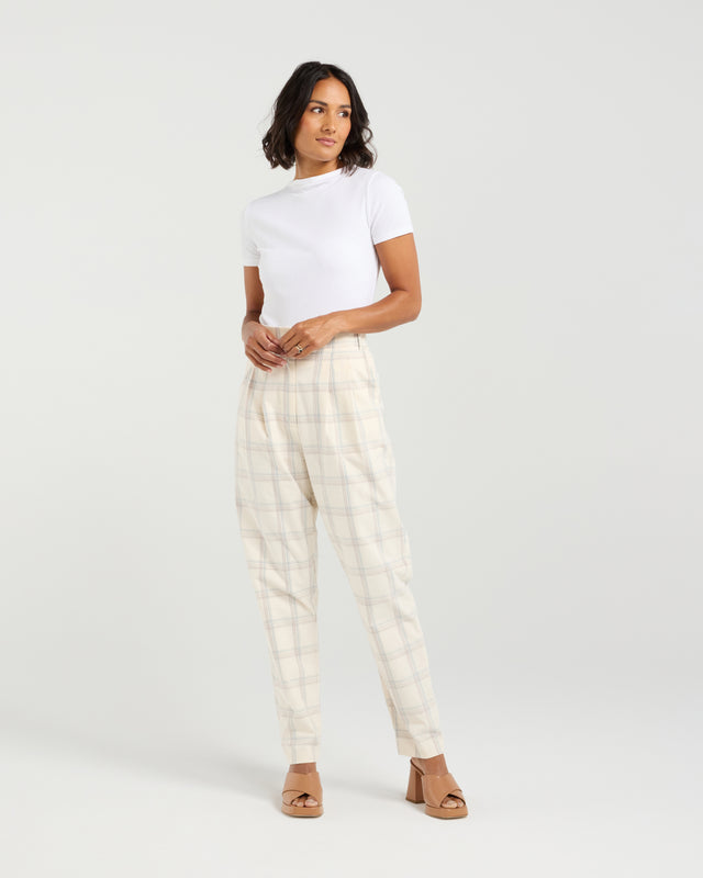 Sarah Pant | Duckegg Plaid | Et Alia