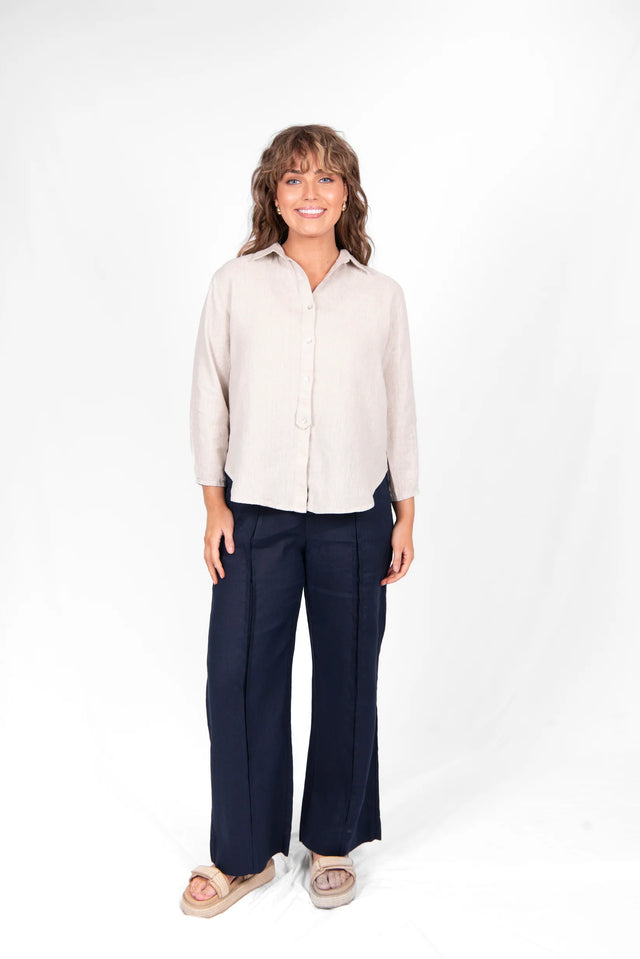 Linen Shirt | Natural | Bella