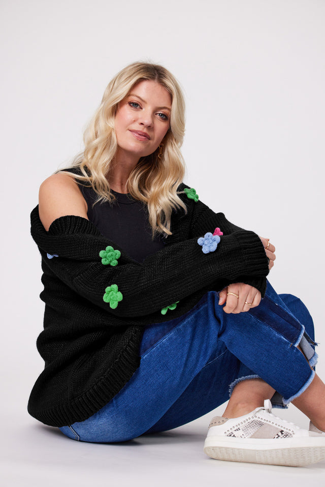 Rosaline Knit | Black | Lemontree
