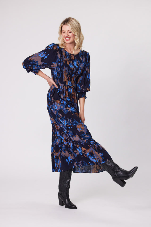 Annabel Dress | Blue | Lemontree