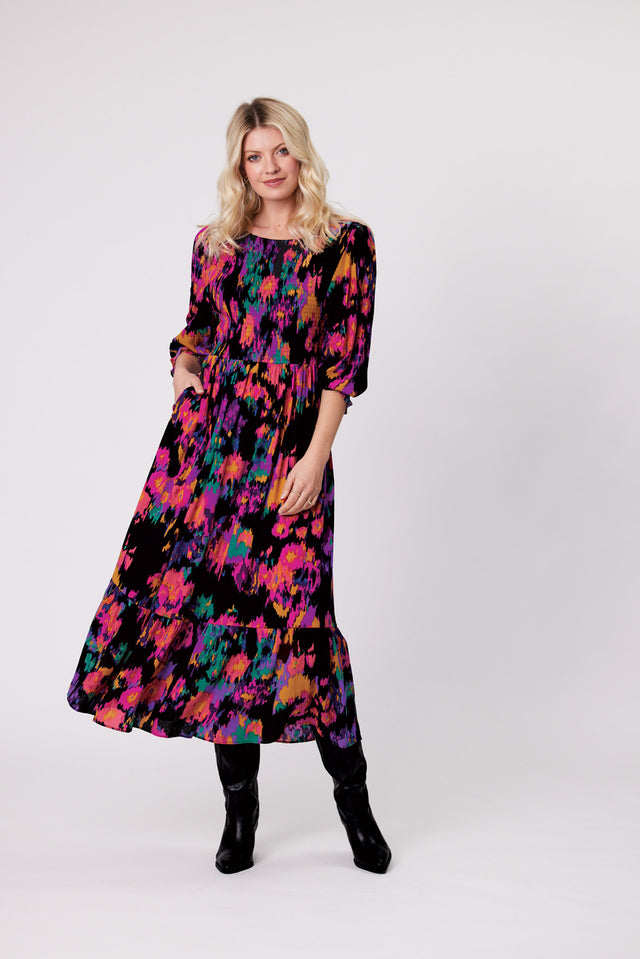 Annabel Dress | Cerise | Lemontree