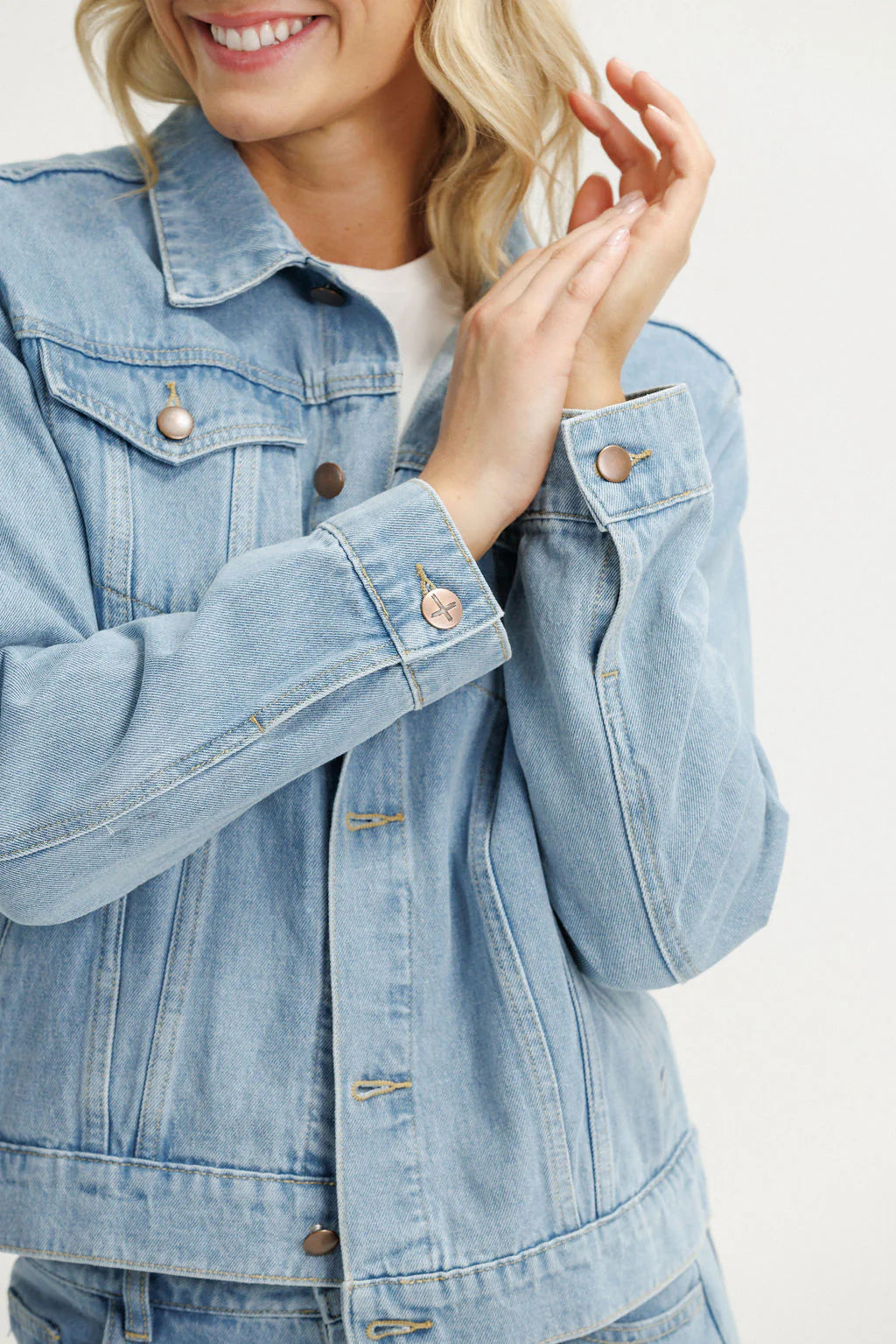 Olly Jacket | Stonewash | Homelee