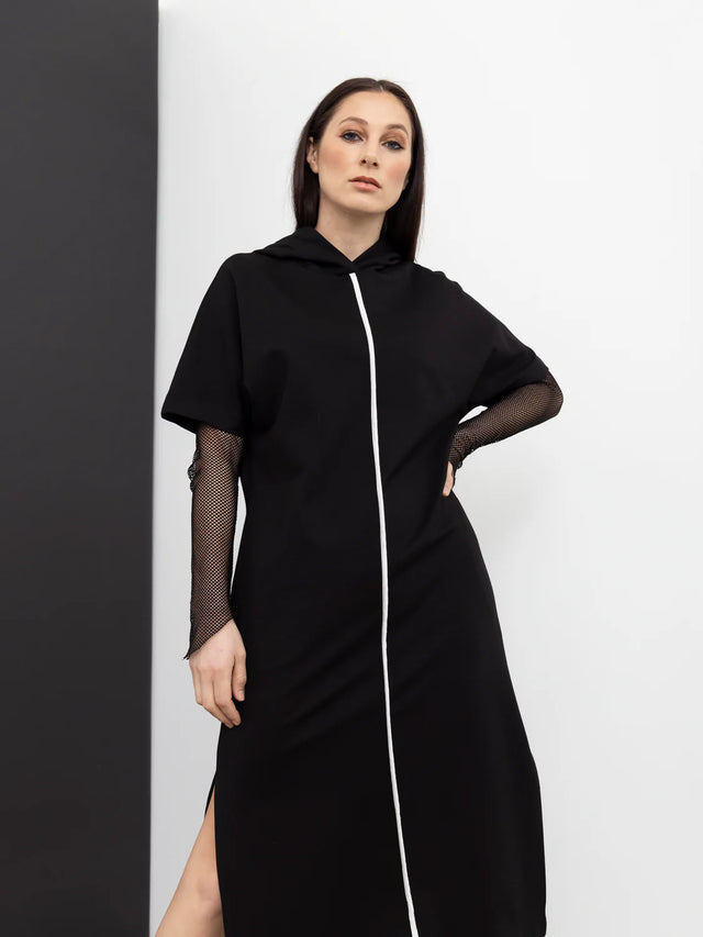 Reflective Revel Dress | Black | XLab