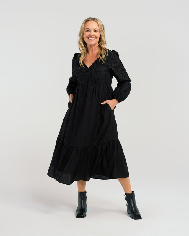 Paloma Dress | Black | Seduce
