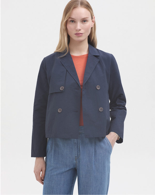 Cropped Trench Coat | Nice Things
