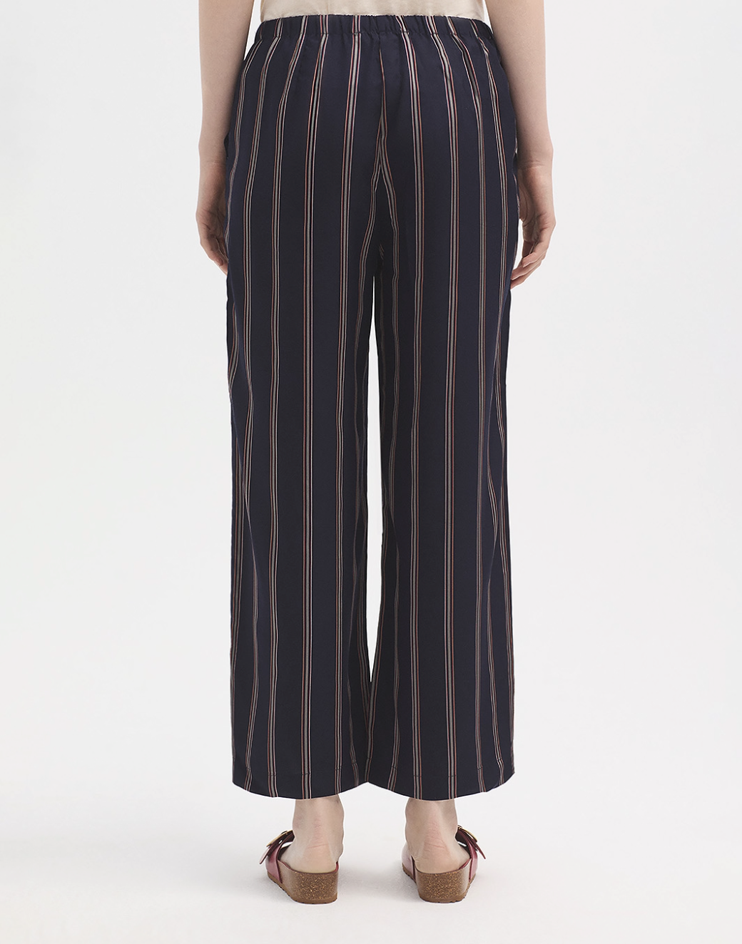 Tiny Stripes Trouser | Navy | Nice Things