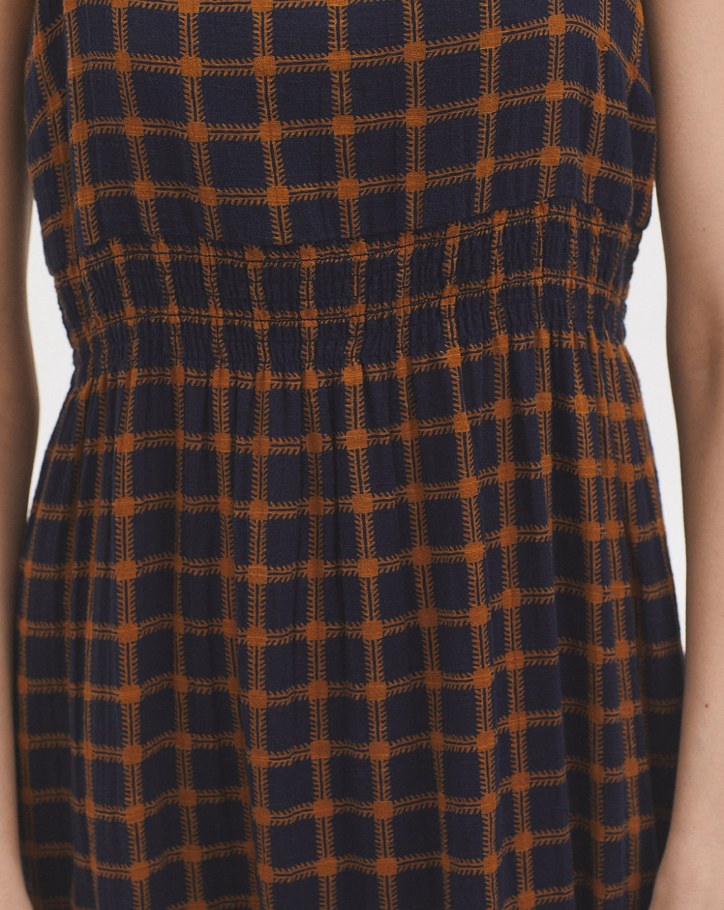 Garden Check Strappy Dress | Nice Things