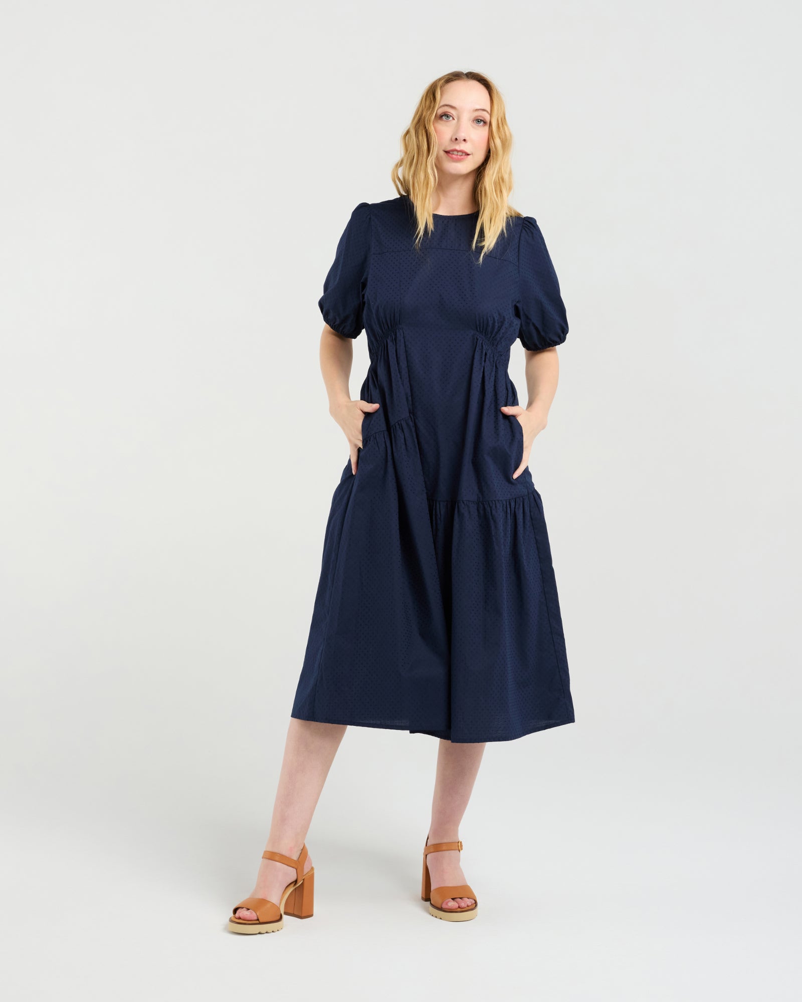 Victoria Dress | Navy | Zafina
