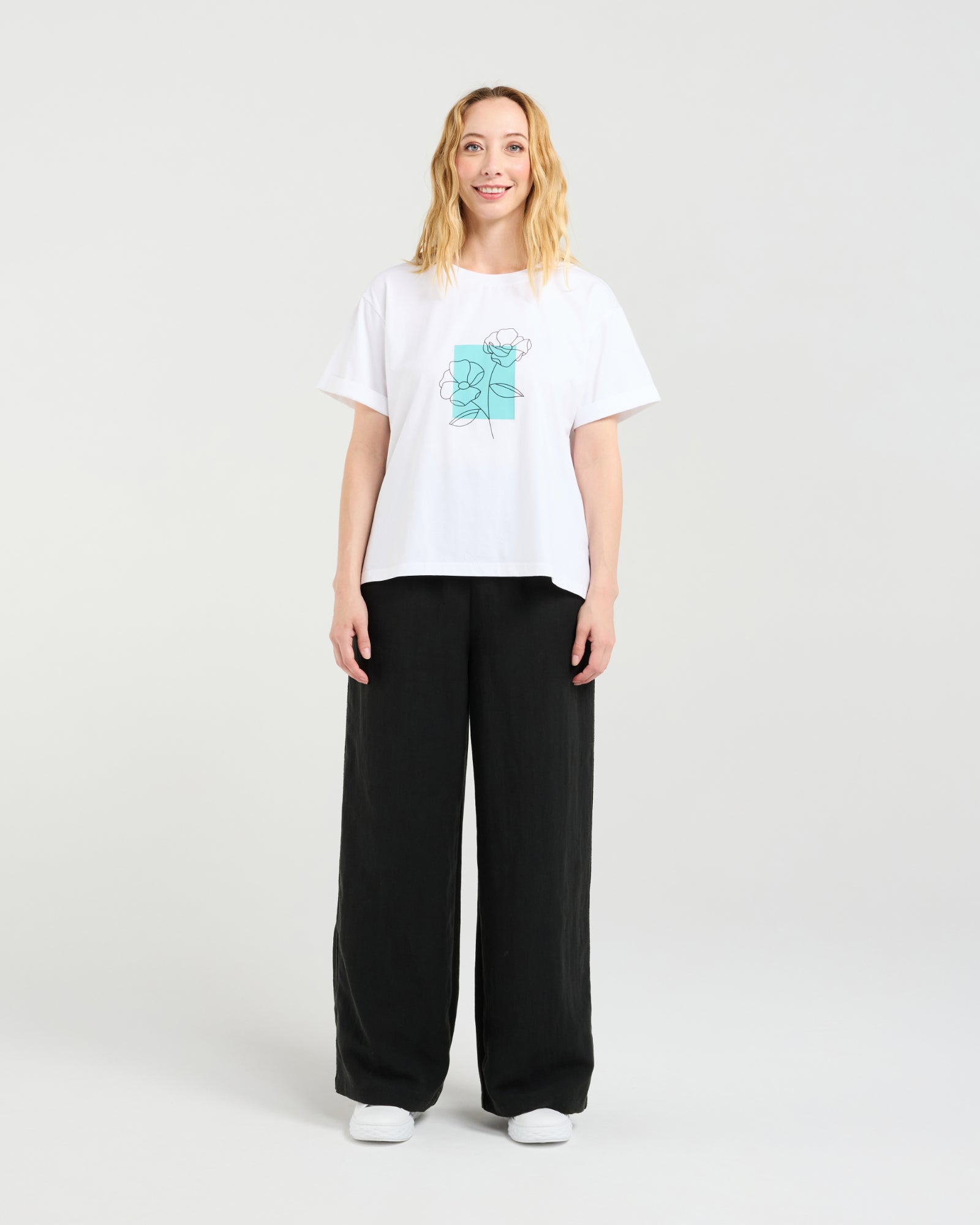 Elena Tee | White | Zafina