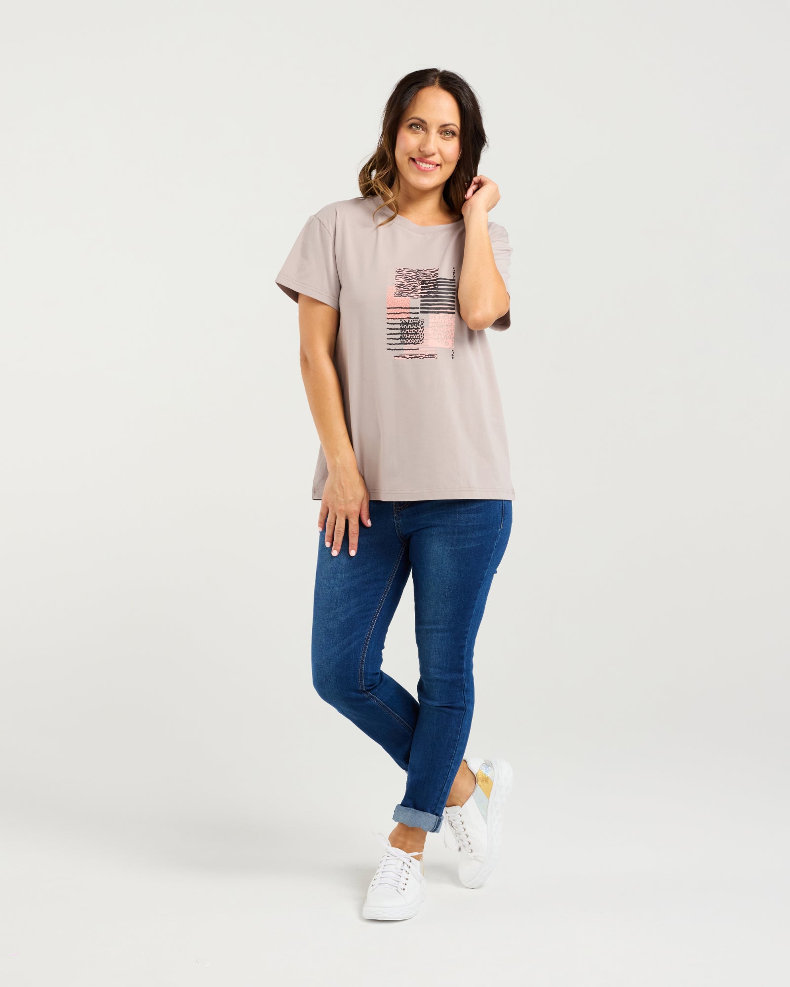 Livia Tee | Grey | Zafina