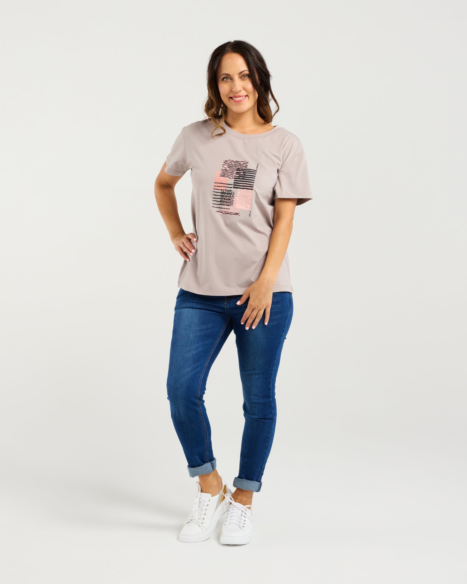 Livia Tee | Grey | Zafina