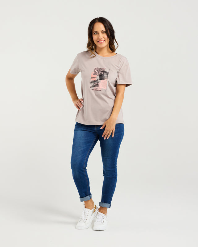 Livia Tee | Grey | Zafina