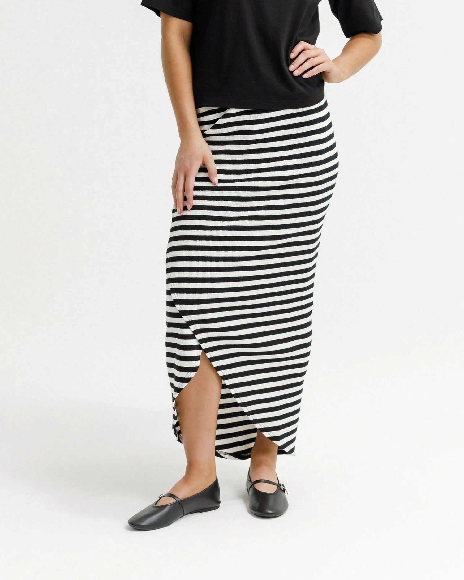 Marley Skirt | Stripe | Homelee