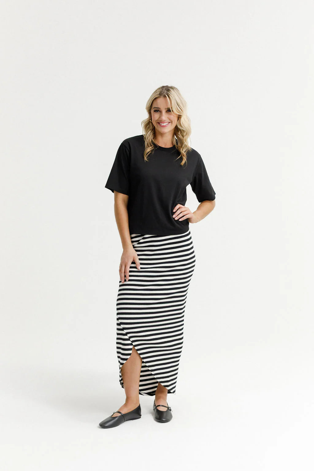 Marley Skirt | Stripe | Homelee