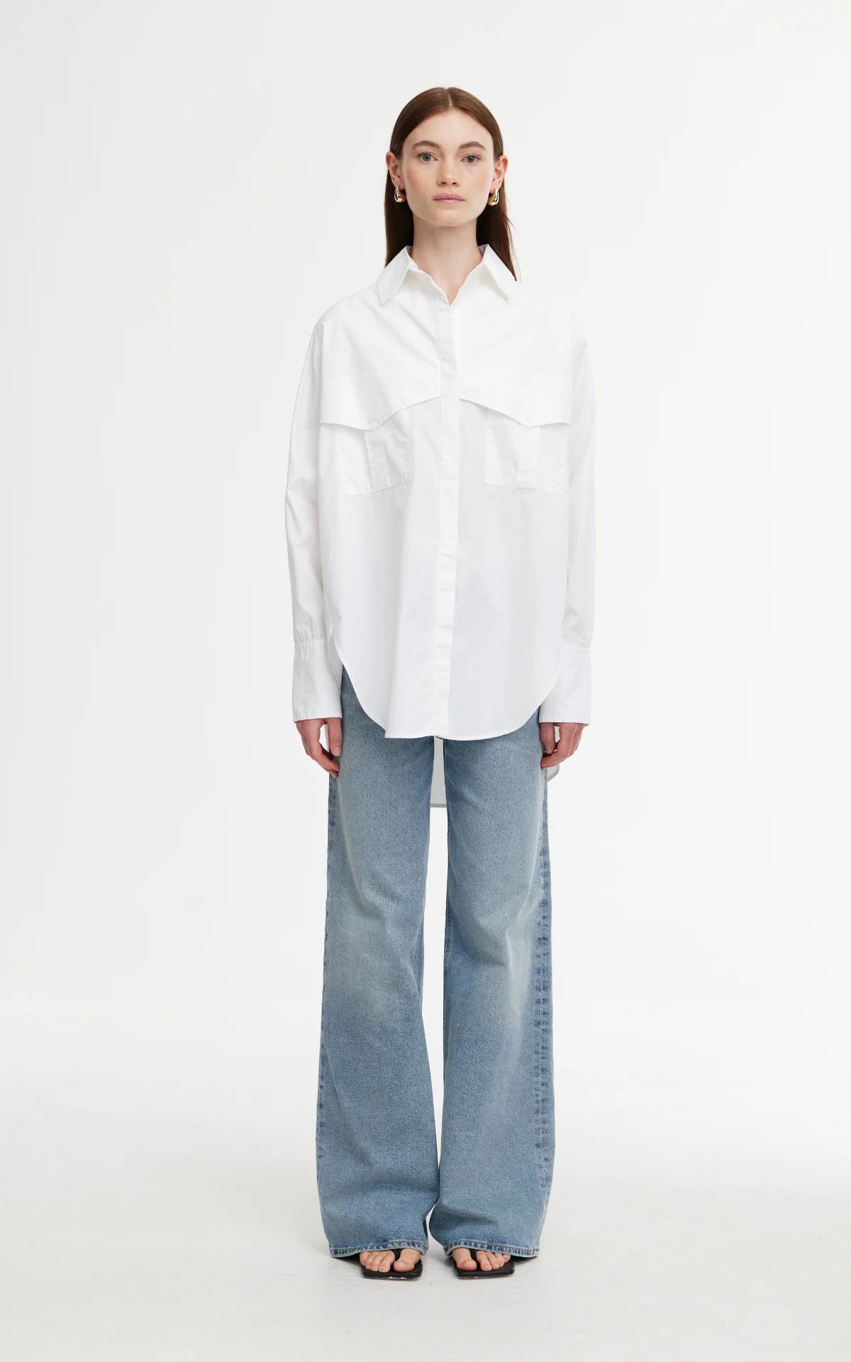 Riley Shirt | White | Kinney