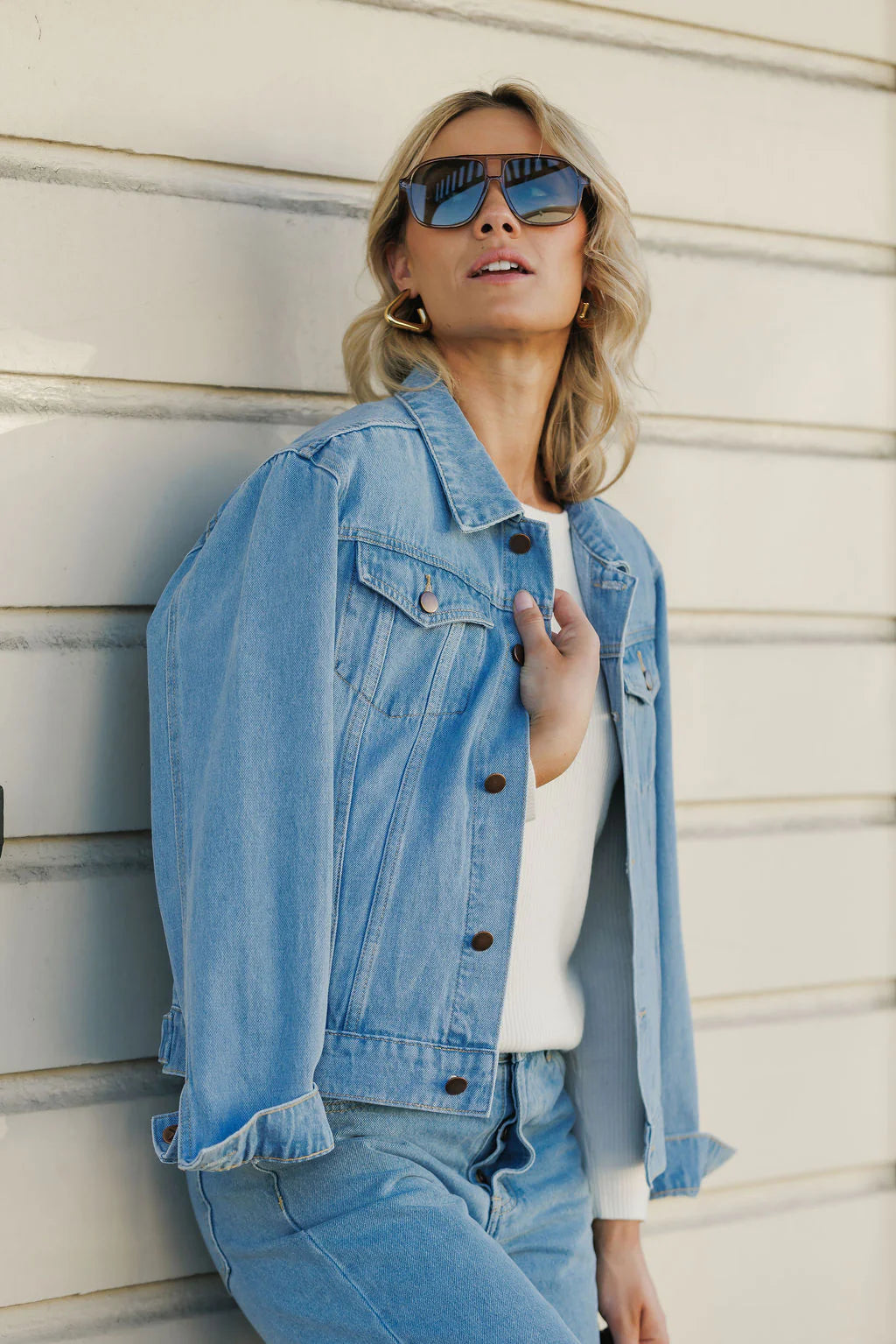 Olly Jacket | Stonewash | Homelee