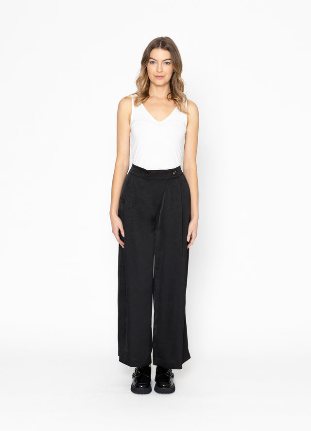 Dune Pant | Black - Satin | Two by Two