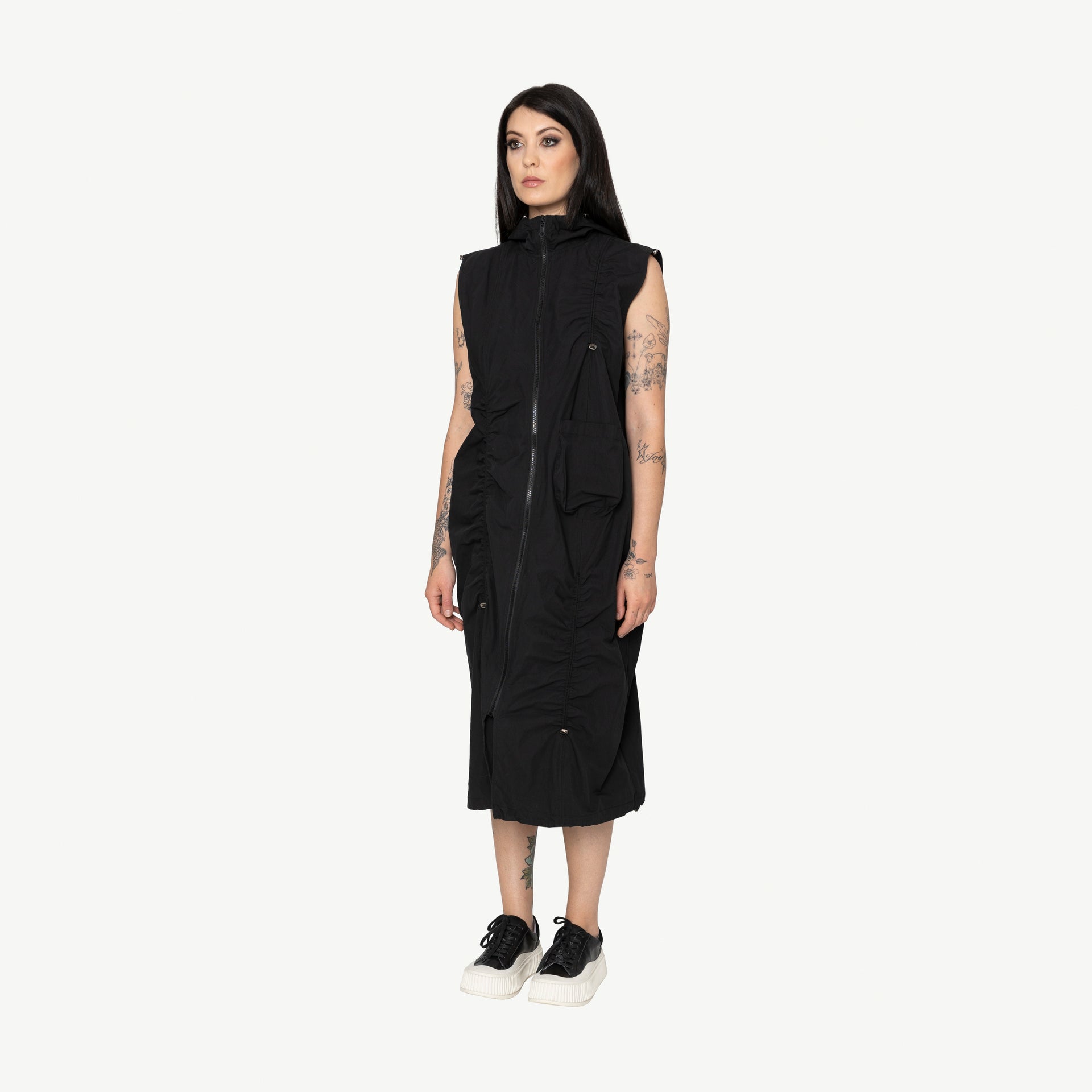 Selen Dress | Black | Bone & Arrow