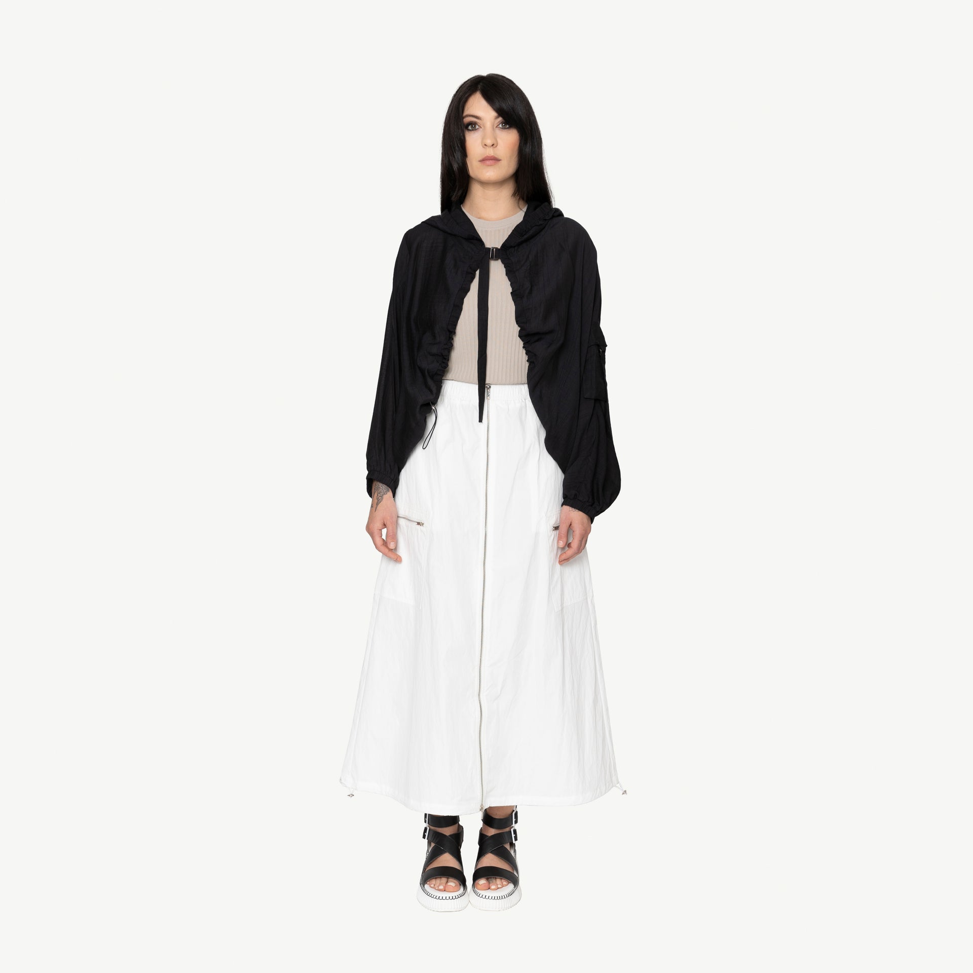 Athena Hoodie | Black | Bone & Arrow