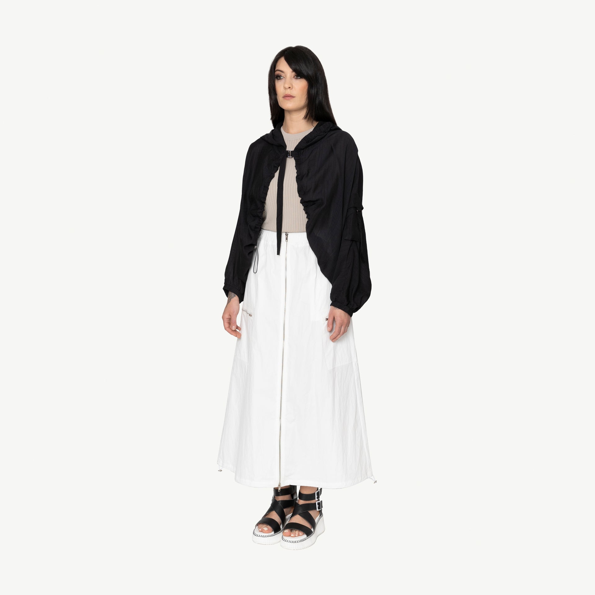 Athena Hoodie | Black | Bone & Arrow