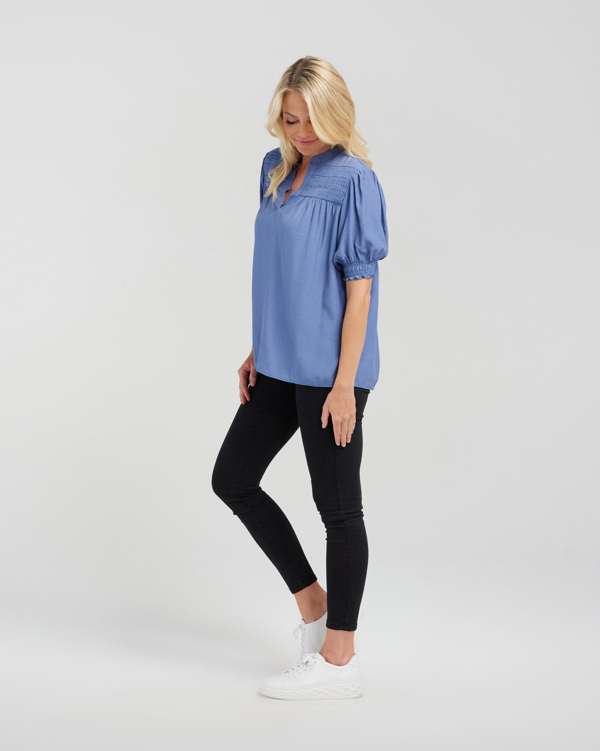 Bella Blouse | Blue | Seduce