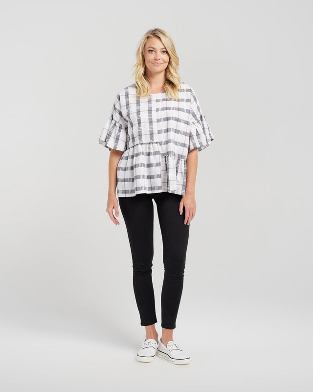 Andrea Top | Tuscan Plaid | Zafina