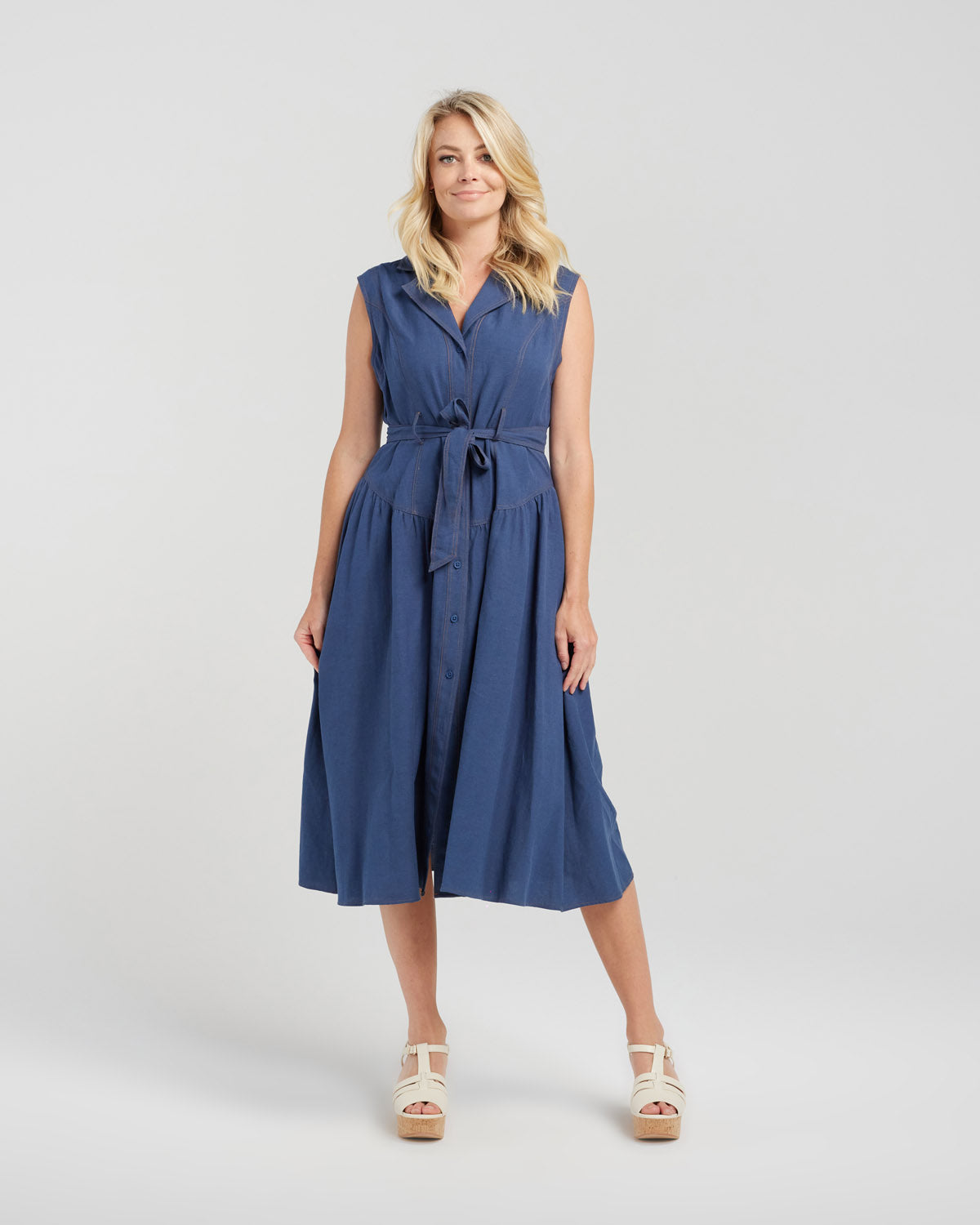 Ivy Dress | Deep Blue | Zafina