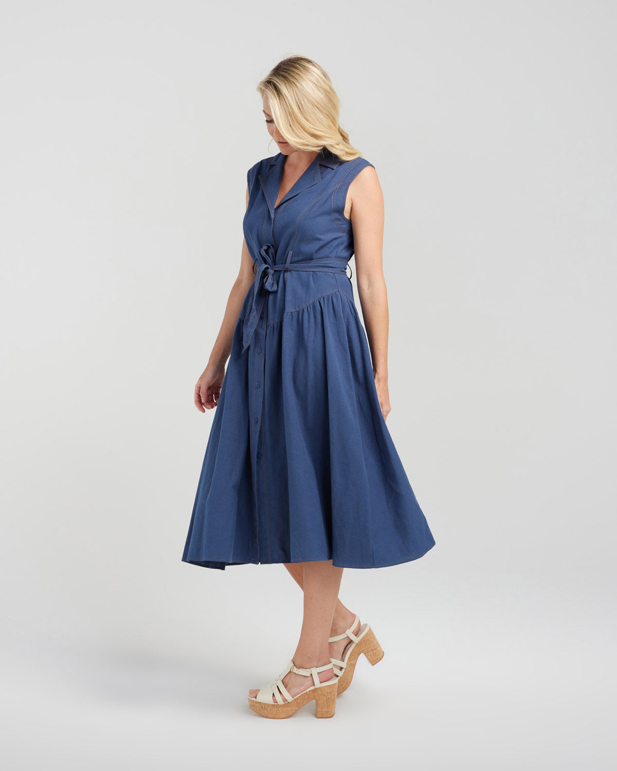 Ivy Dress | Deep Blue | Zafina