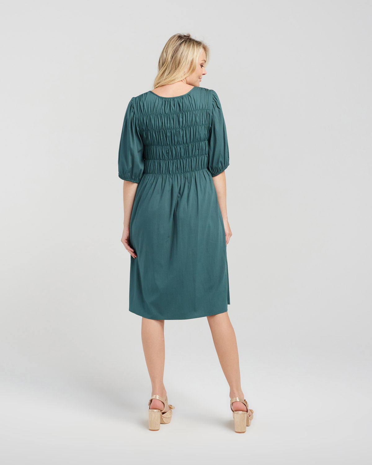 Sienna Dress | Deep Green | Zafina