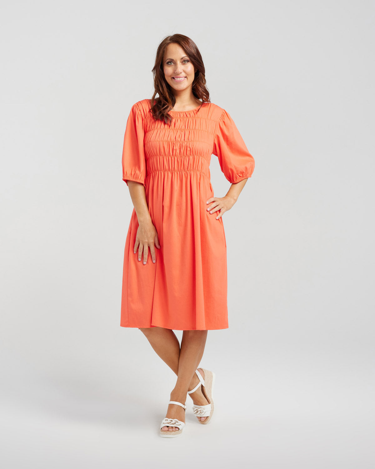 Sienna Dress | Coral | Zafina