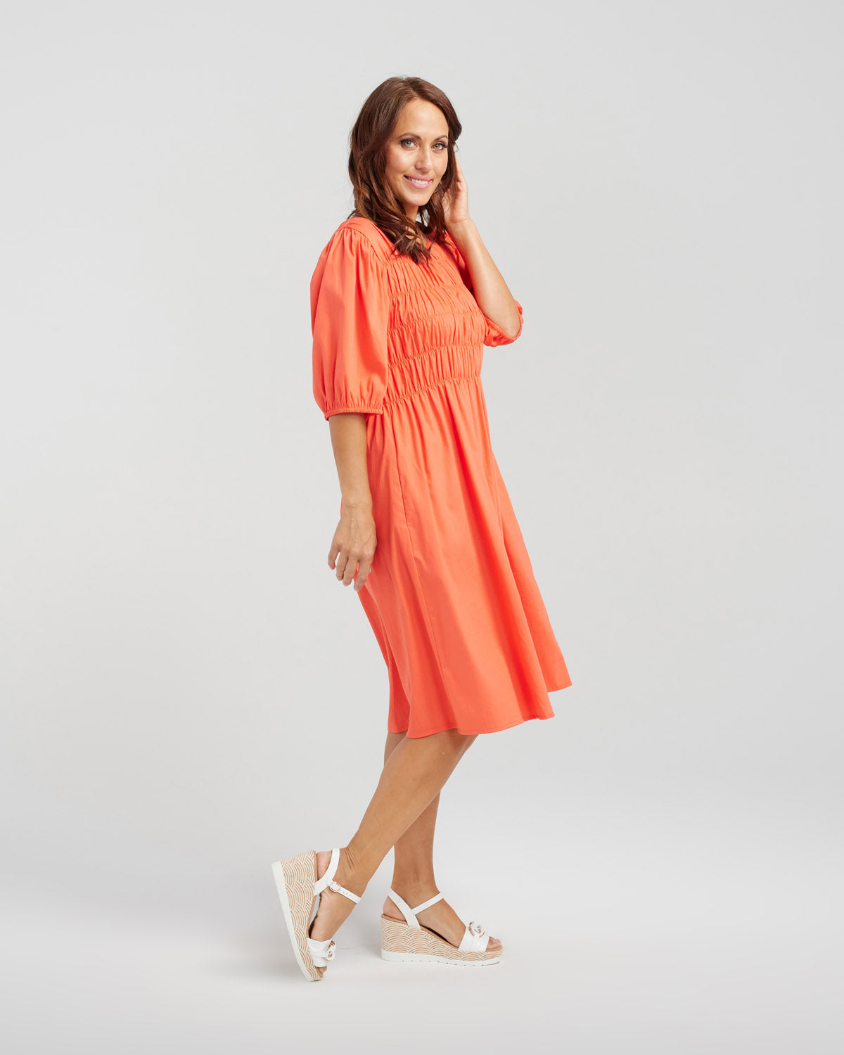 Sienna Dress | Coral | Zafina