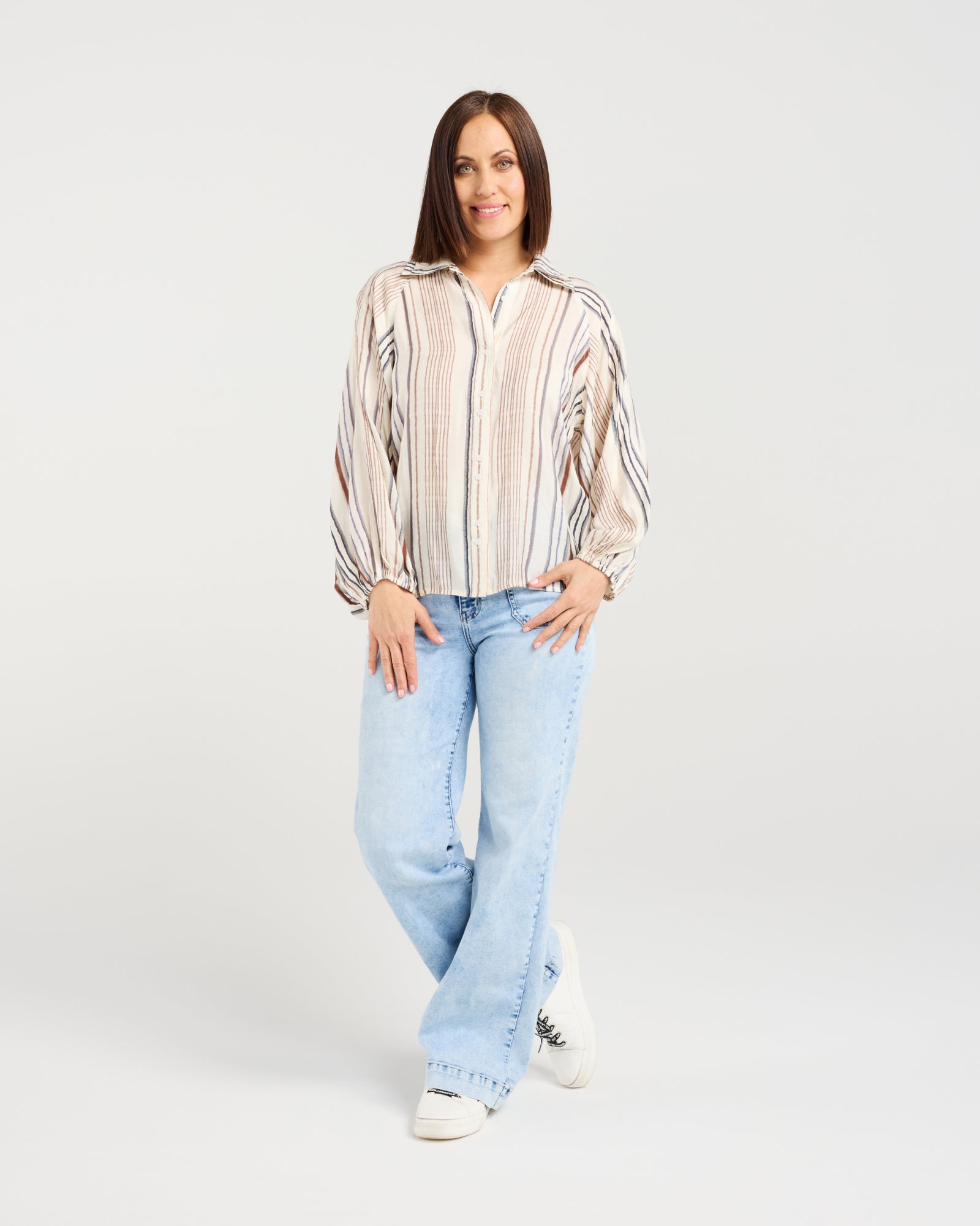 Marigold Shirt | Mist Lines | Zafina