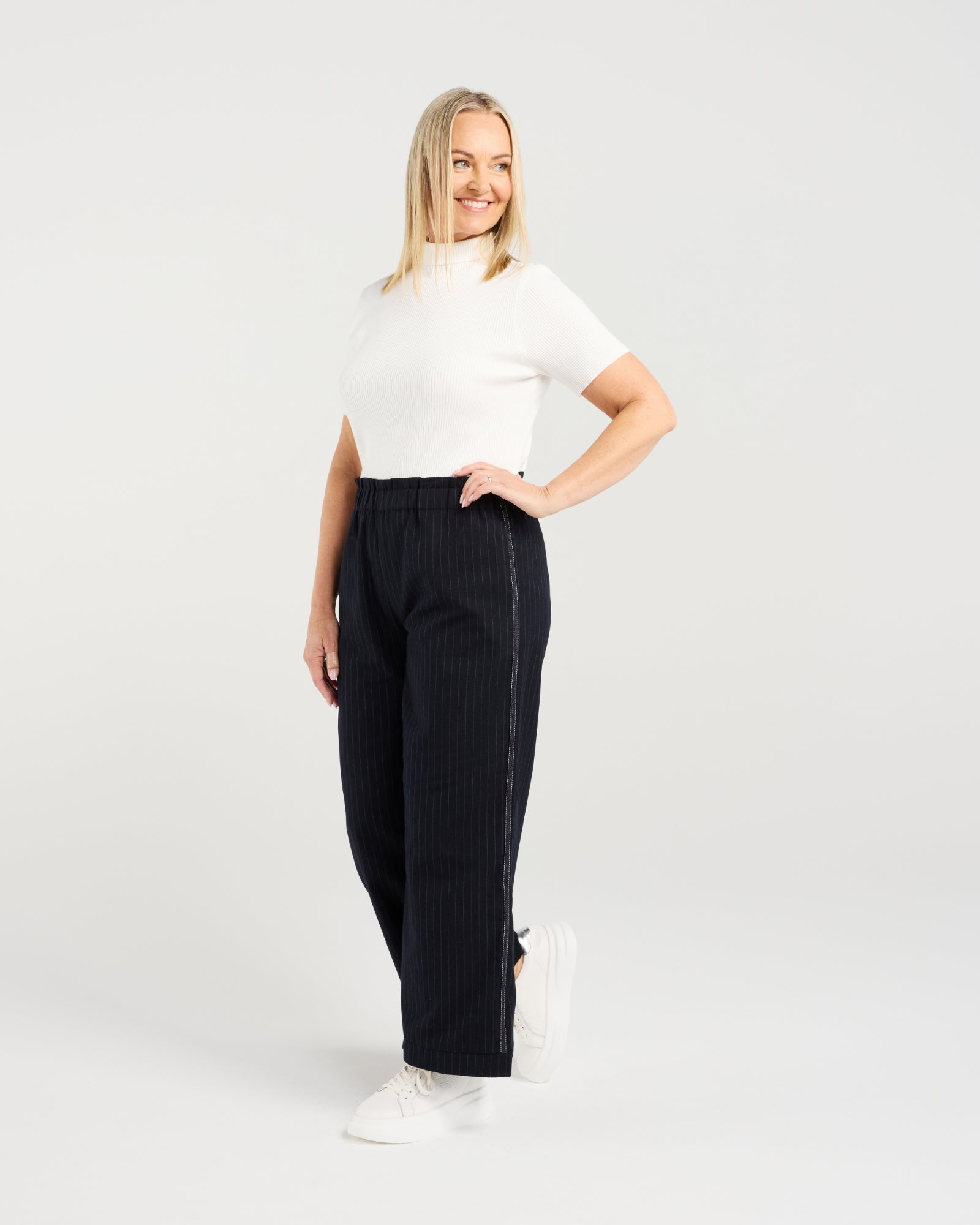 Finn Pant | Pinstripe | Zafina