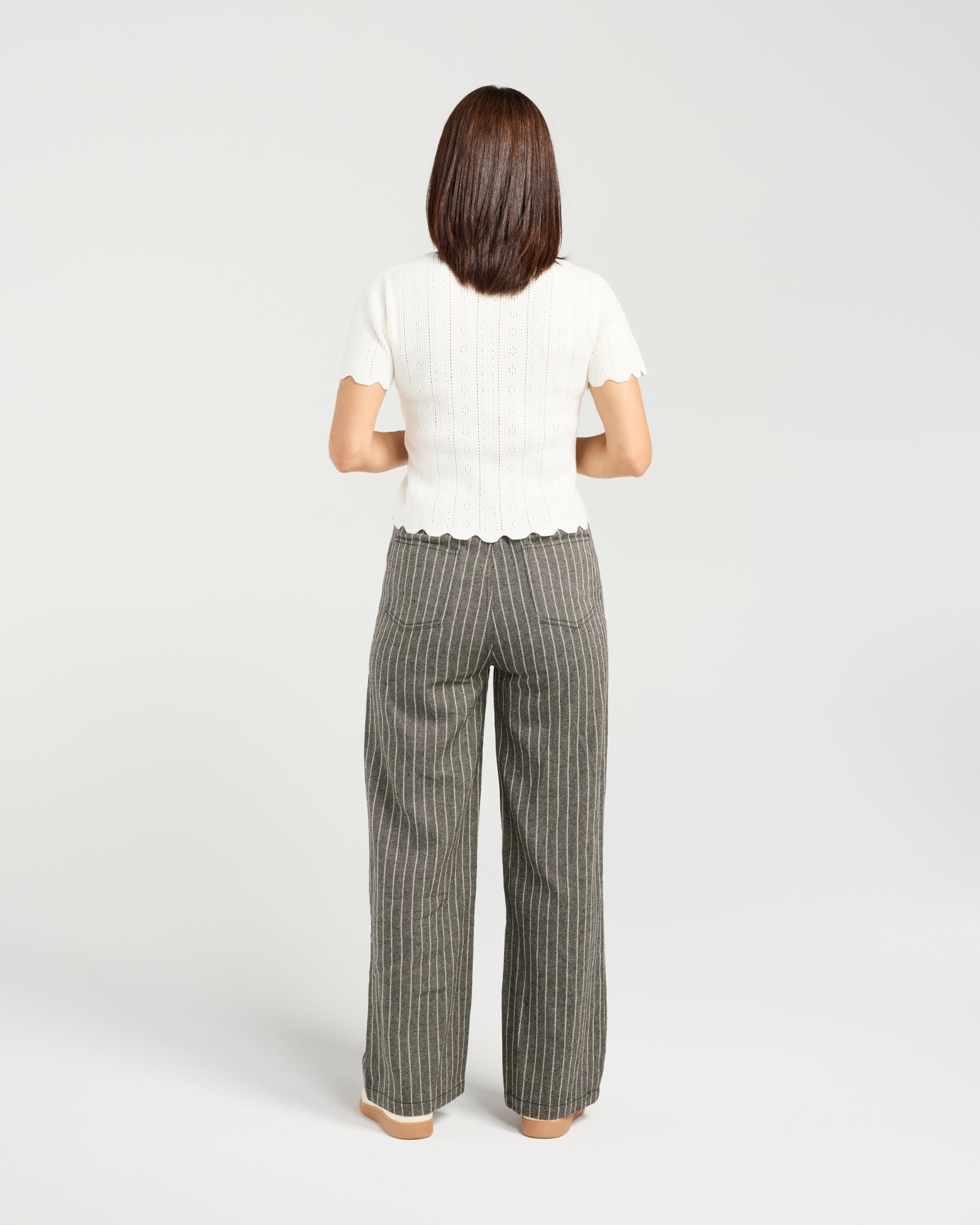 Abigail Pant | Black Stripe | Zafina