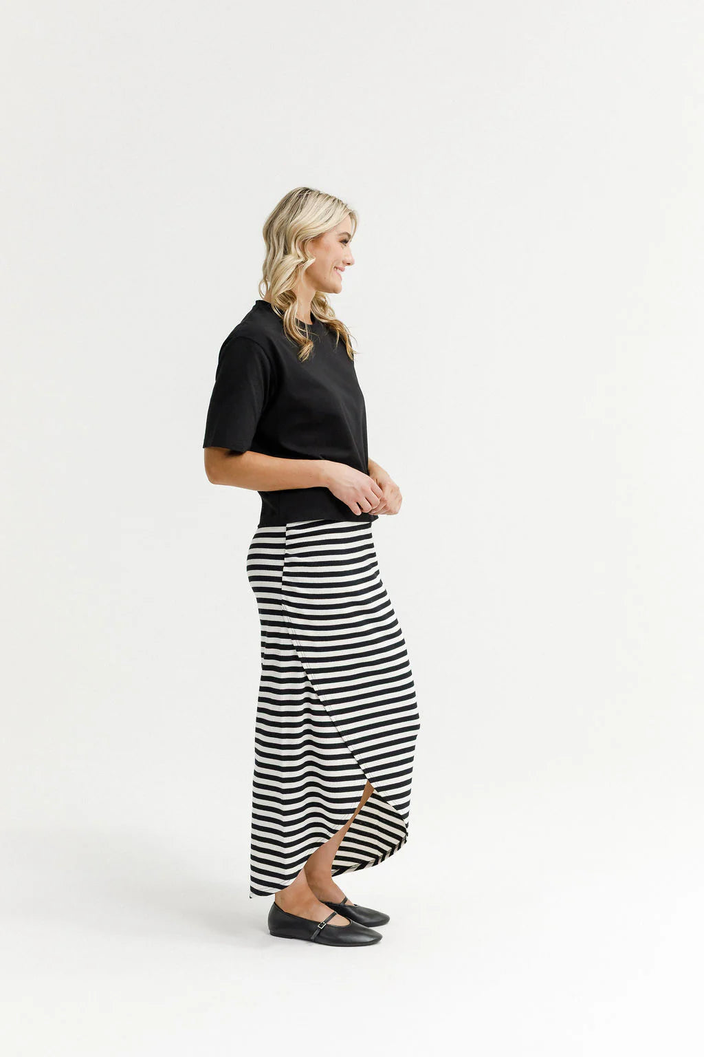 Marley Skirt | Stripe | Homelee