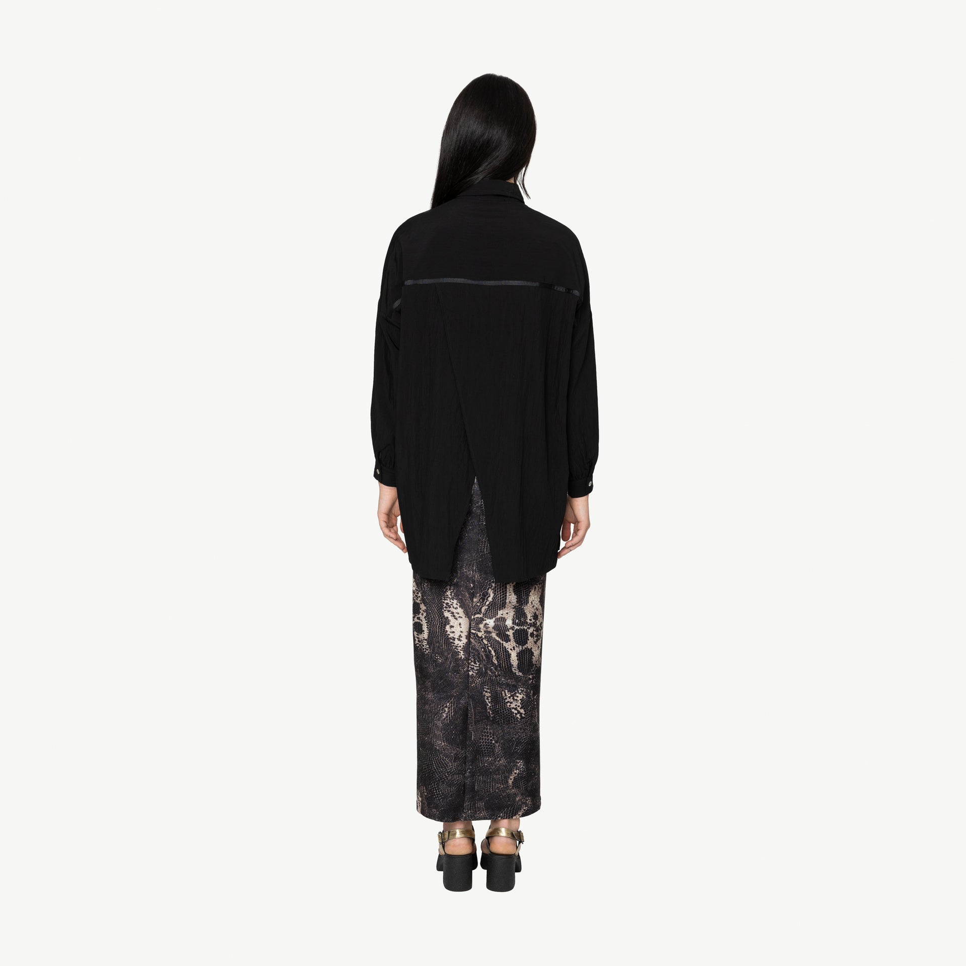 Idris Shirt | Black | Bone & Arrow