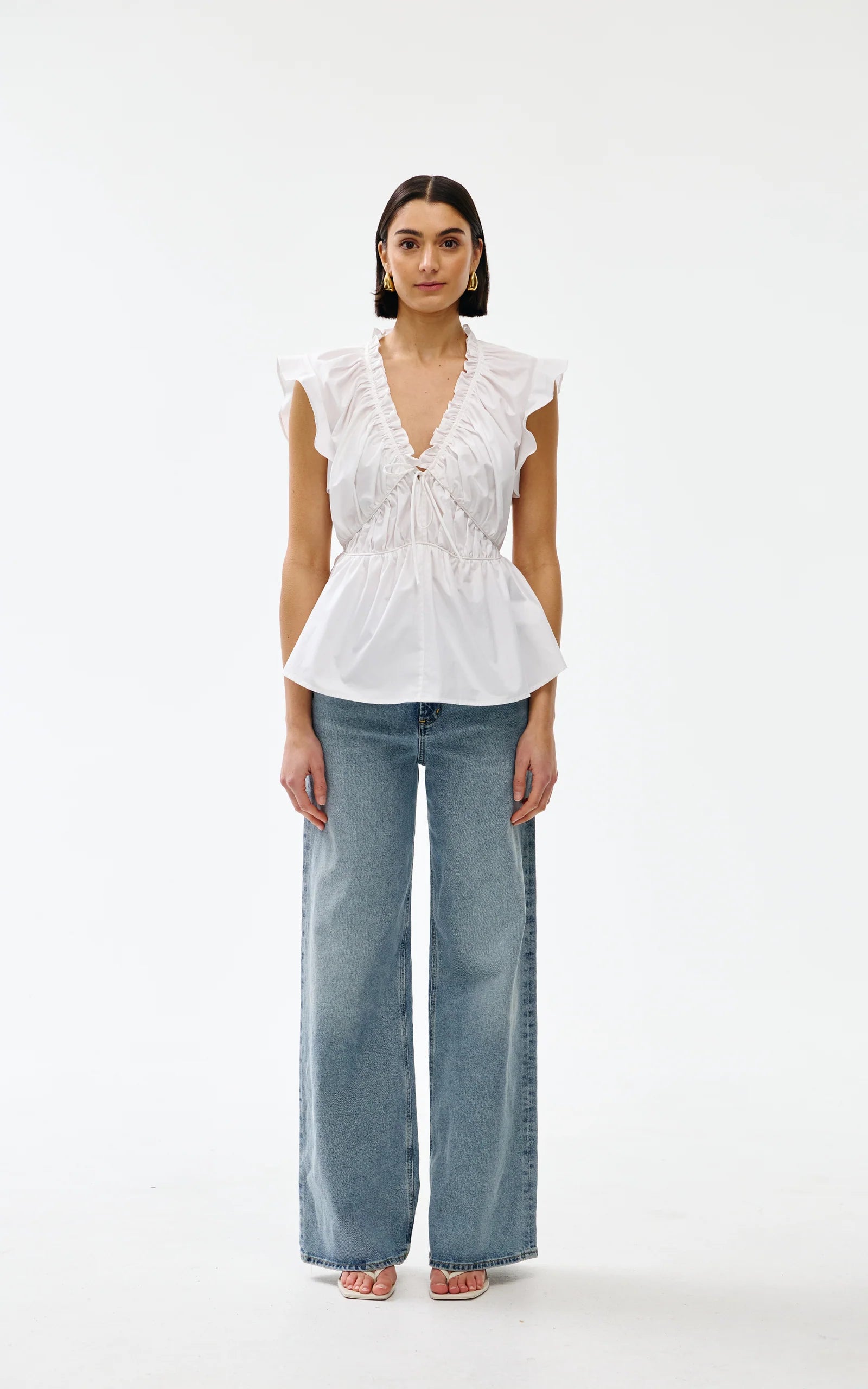 Bobbie Top | Ivory | Kinney