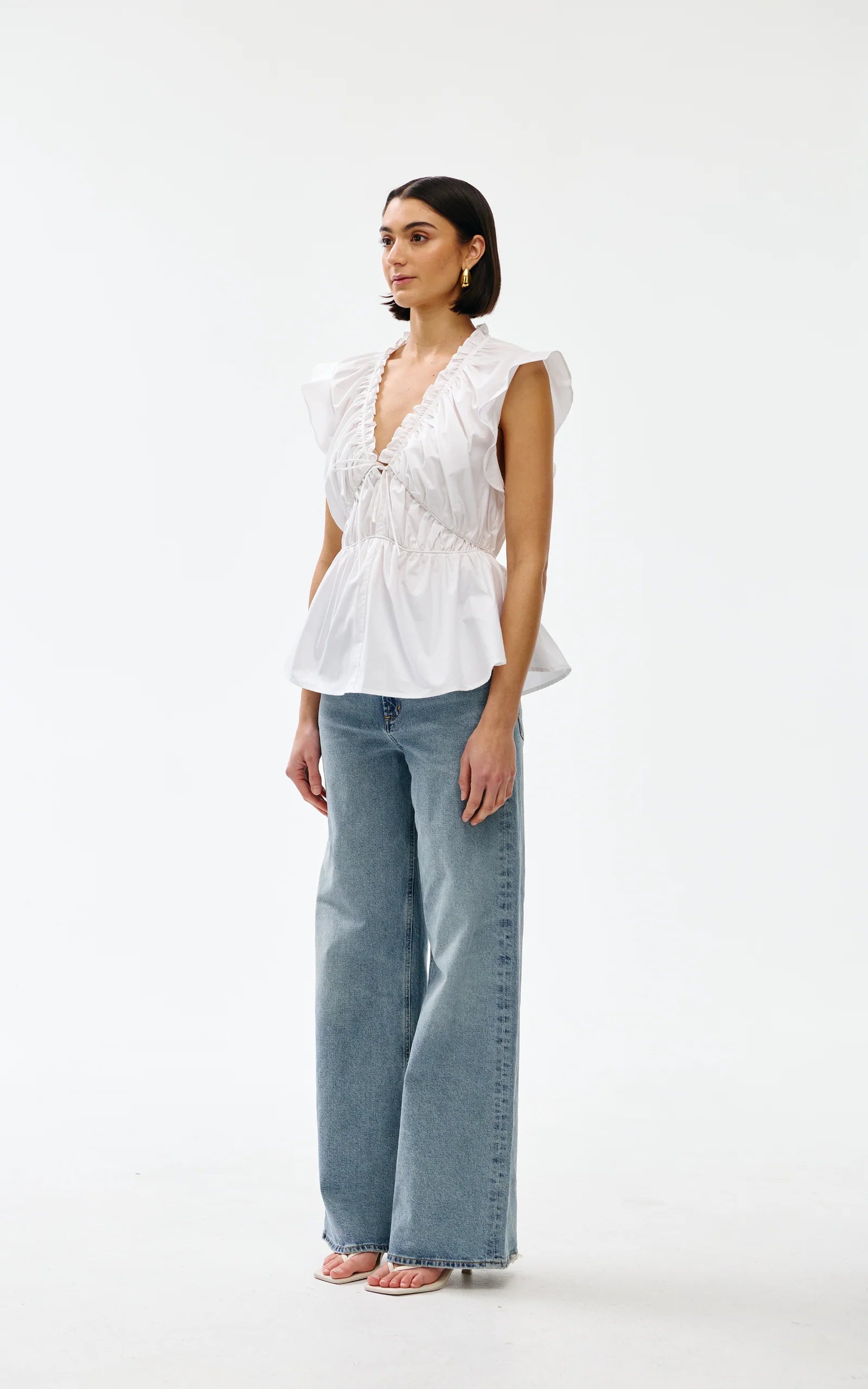 Bobbie Top | Ivory | Kinney