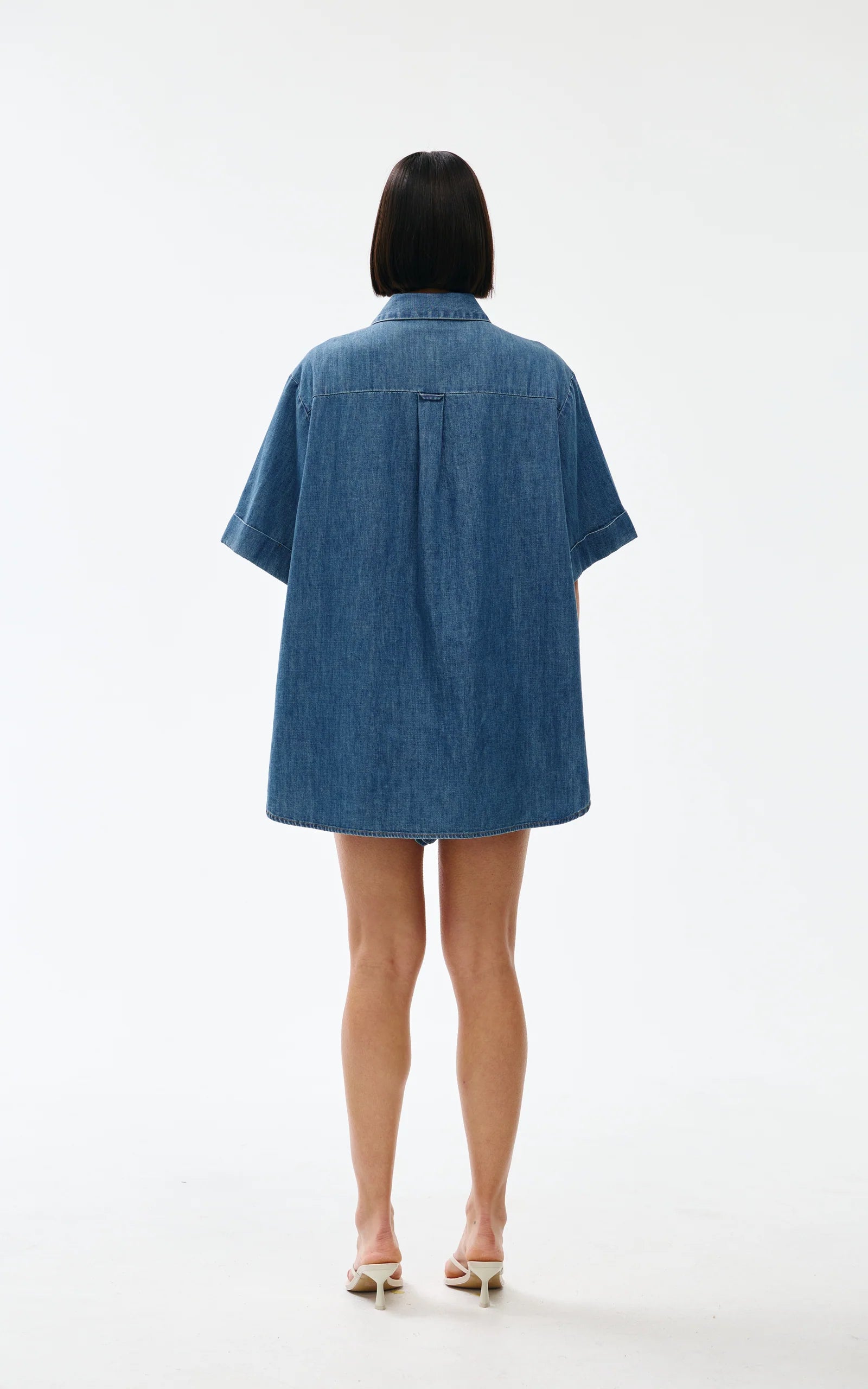 Bella Shirt | Denim | Kinney