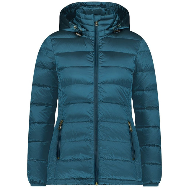 Lynnette 90/10 Packable Jacket | Empire Teal | Moke