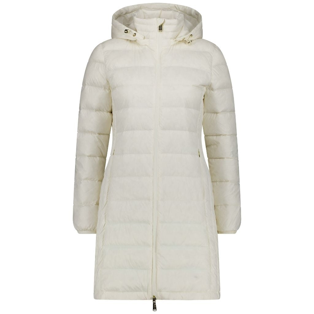 Sarah 90/10 Packable Coat | Cream | Moke