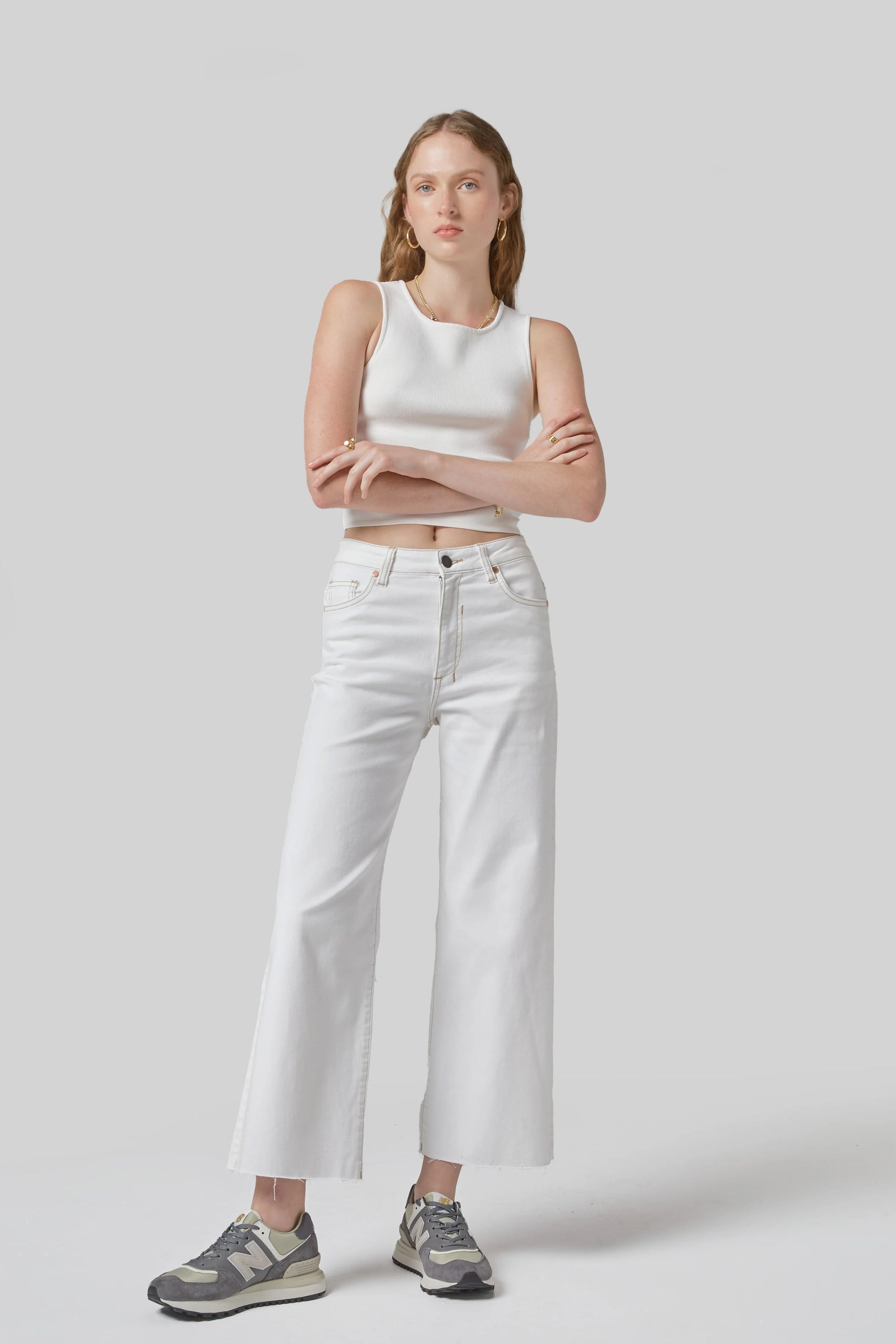 Barrie Jean | White | Dricoper