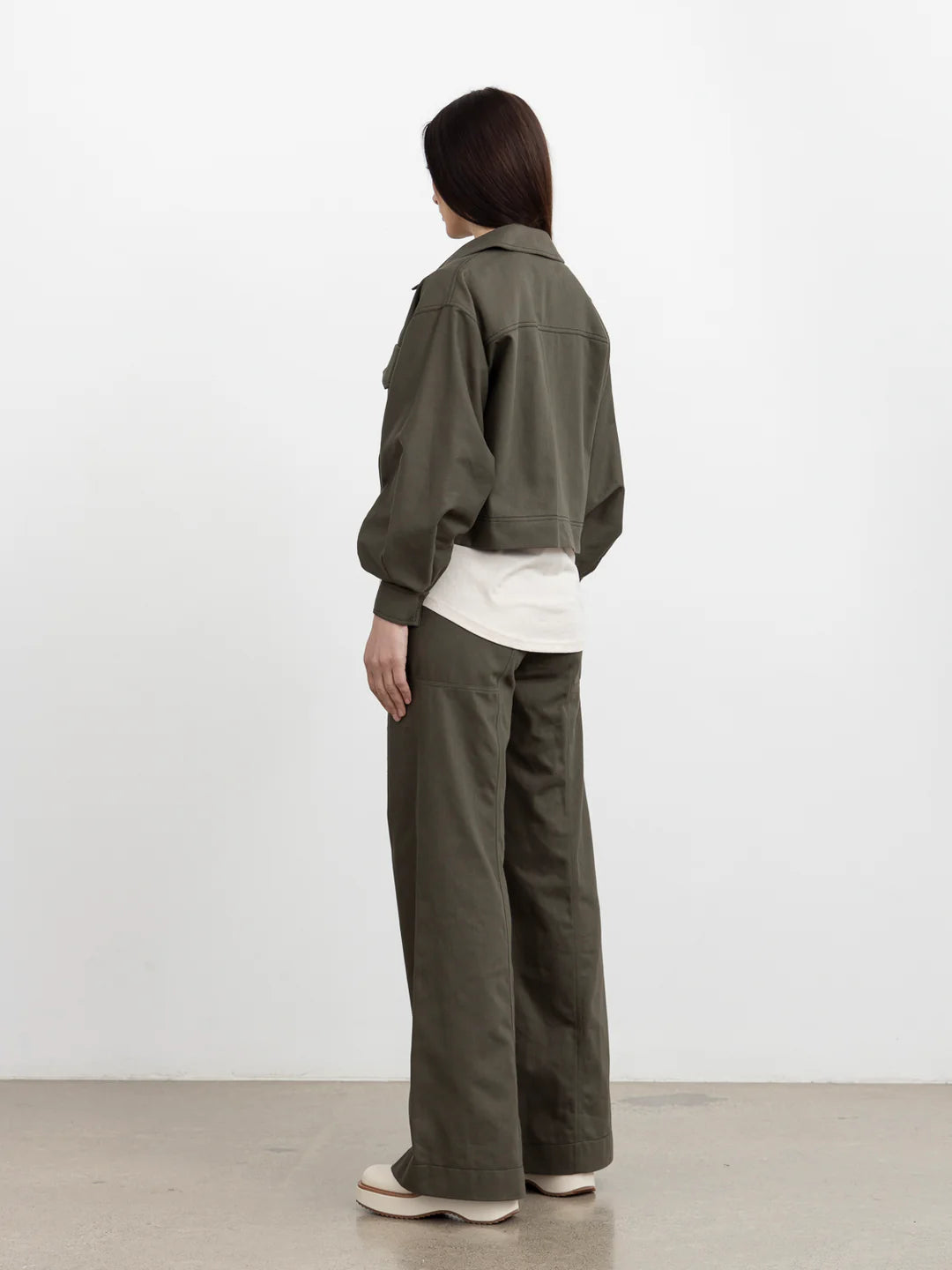 Brush Stroke Jacket | Olive | XLab