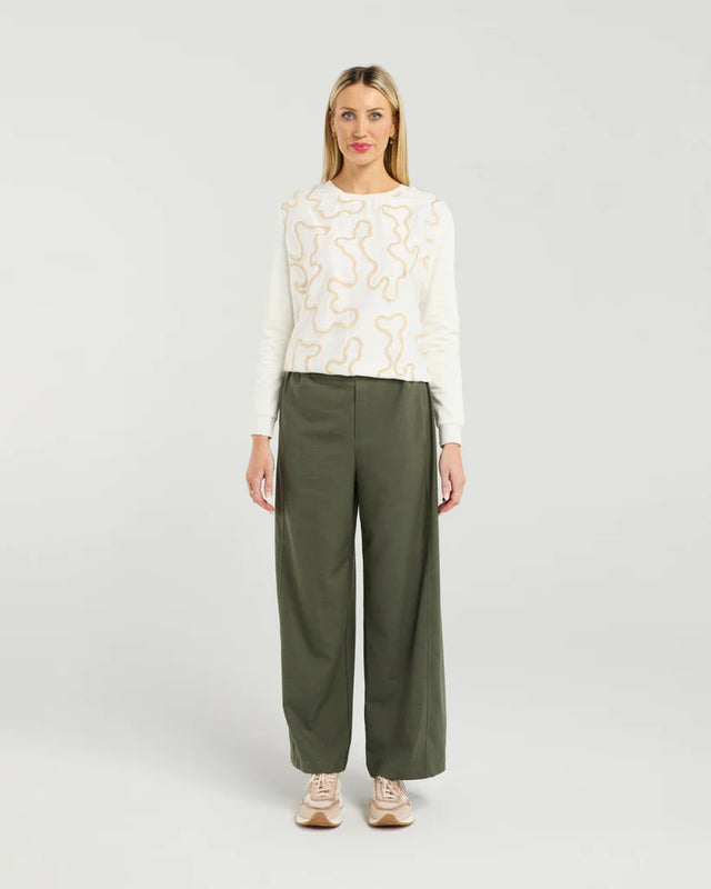 Smith Top | Ivory Waves