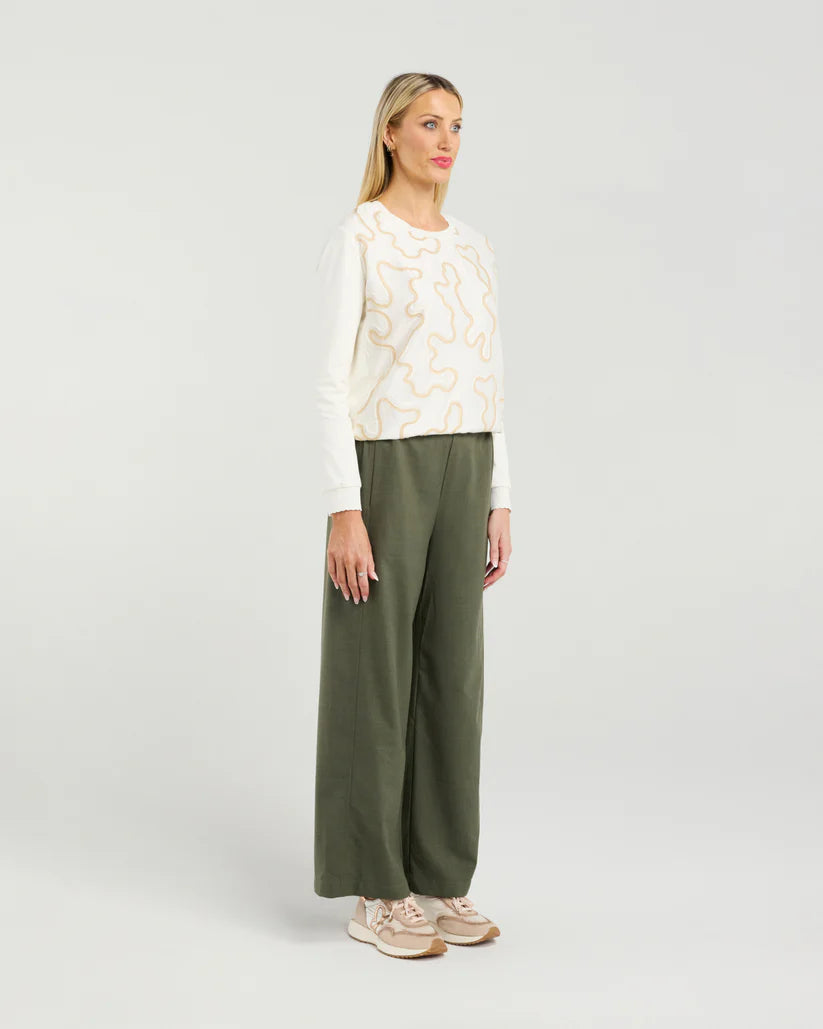 Smith Top | Ivory Waves