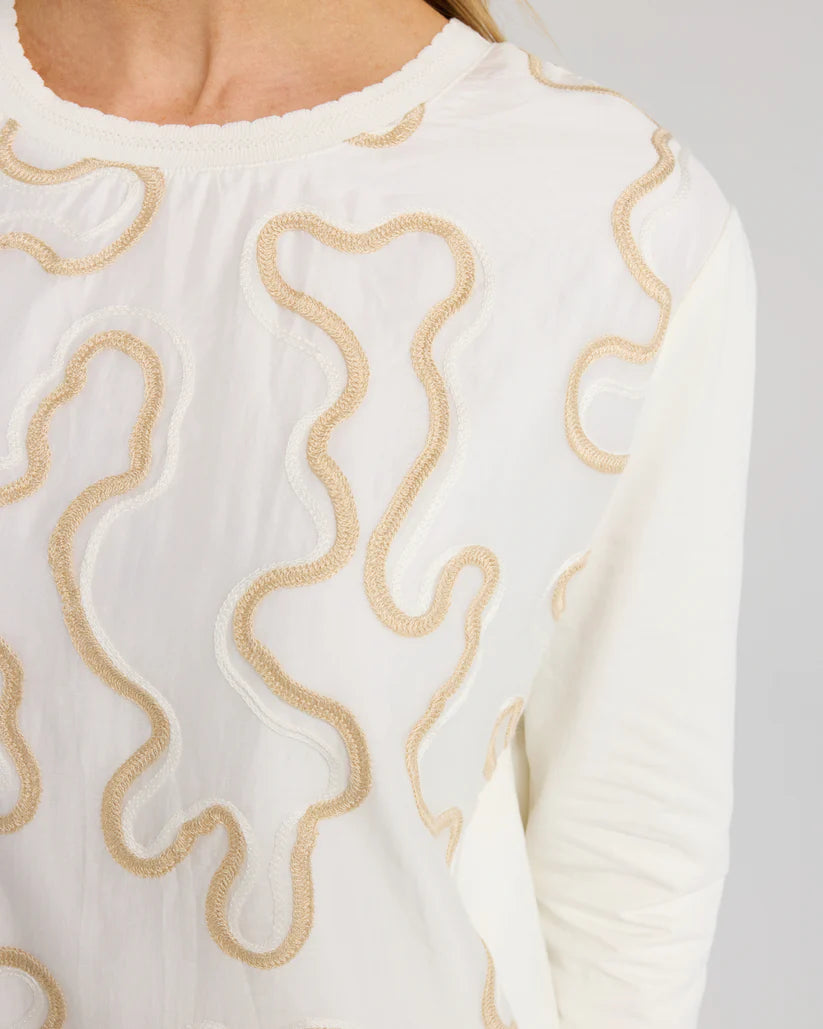 Smith Top | Ivory Waves