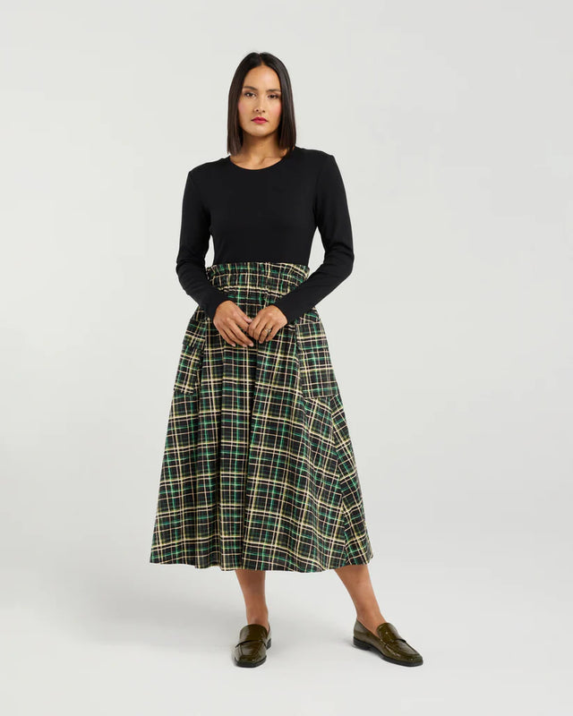 Fallon Dress | Ashwood Tartan | Et Alia
