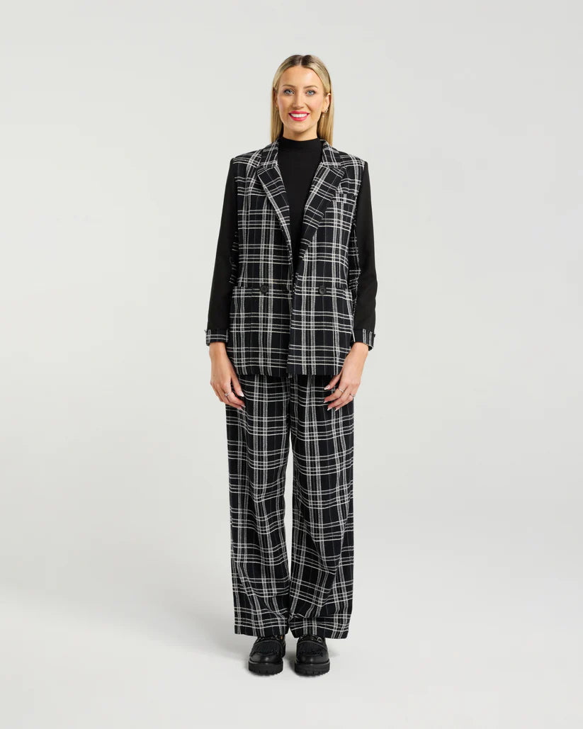 Vivienne Blazer | Blk Check | Et Alia