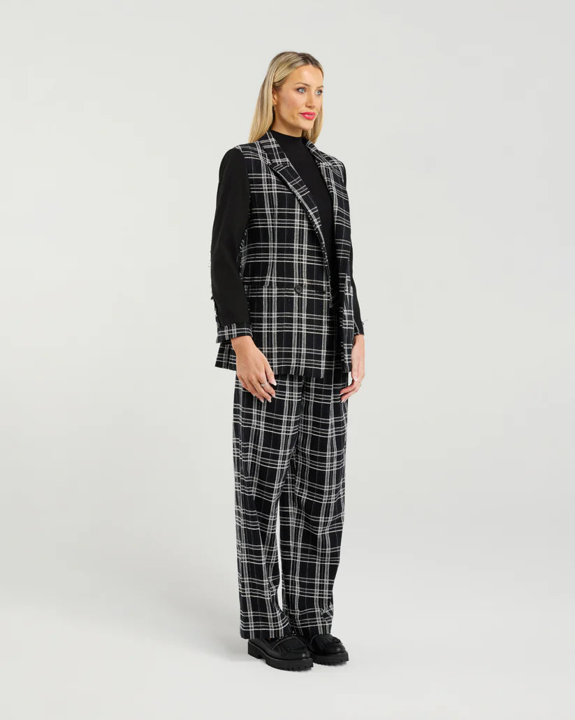 Vivienne Blazer | Blk Check | Et Alia