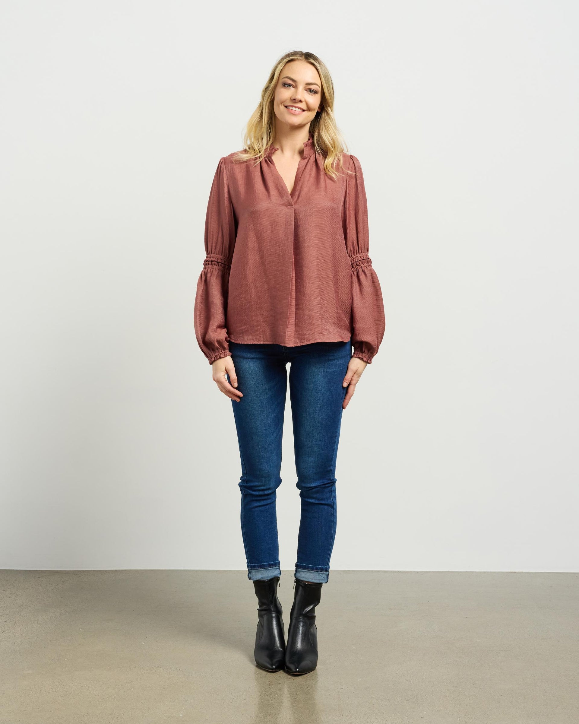 Evelyn Blouse | Rosewood | Et Alia